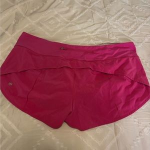 Lululemon speed up low rise lined shorts